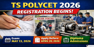 TS POLYCET 2026 Registration Begins for Diploma Admissions @sbtet.telangana.gov.in; Exam on May 13